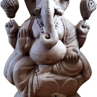 Ikshvaku Clay Lord Ganesha Idol