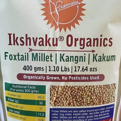 Ikshvaku Organics Foxtail Millets | Foxtail Millet