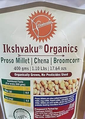 Ikshvaku Organics Proso Millet | Chena | Broomcorn